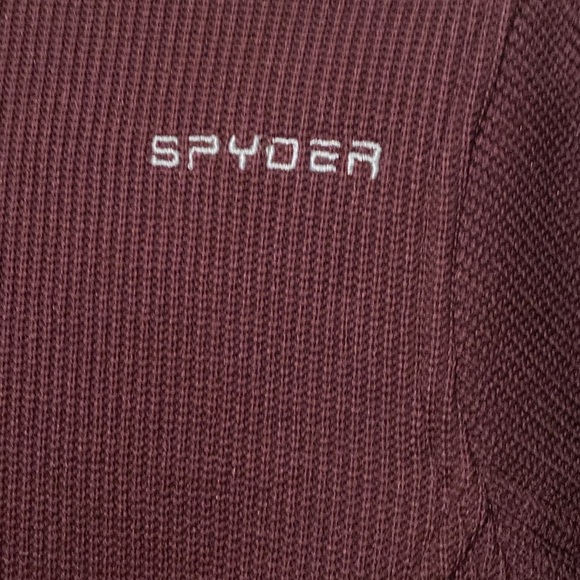 WOMENS Maroon SPYDER JACKET Small - Picture 7 of 8